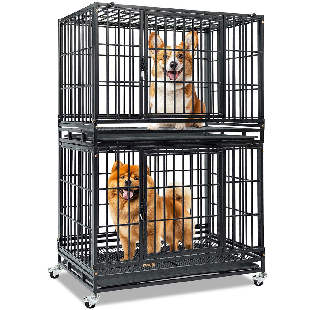 37" Stackable Heavy Duty Dog Kennel 371D04
