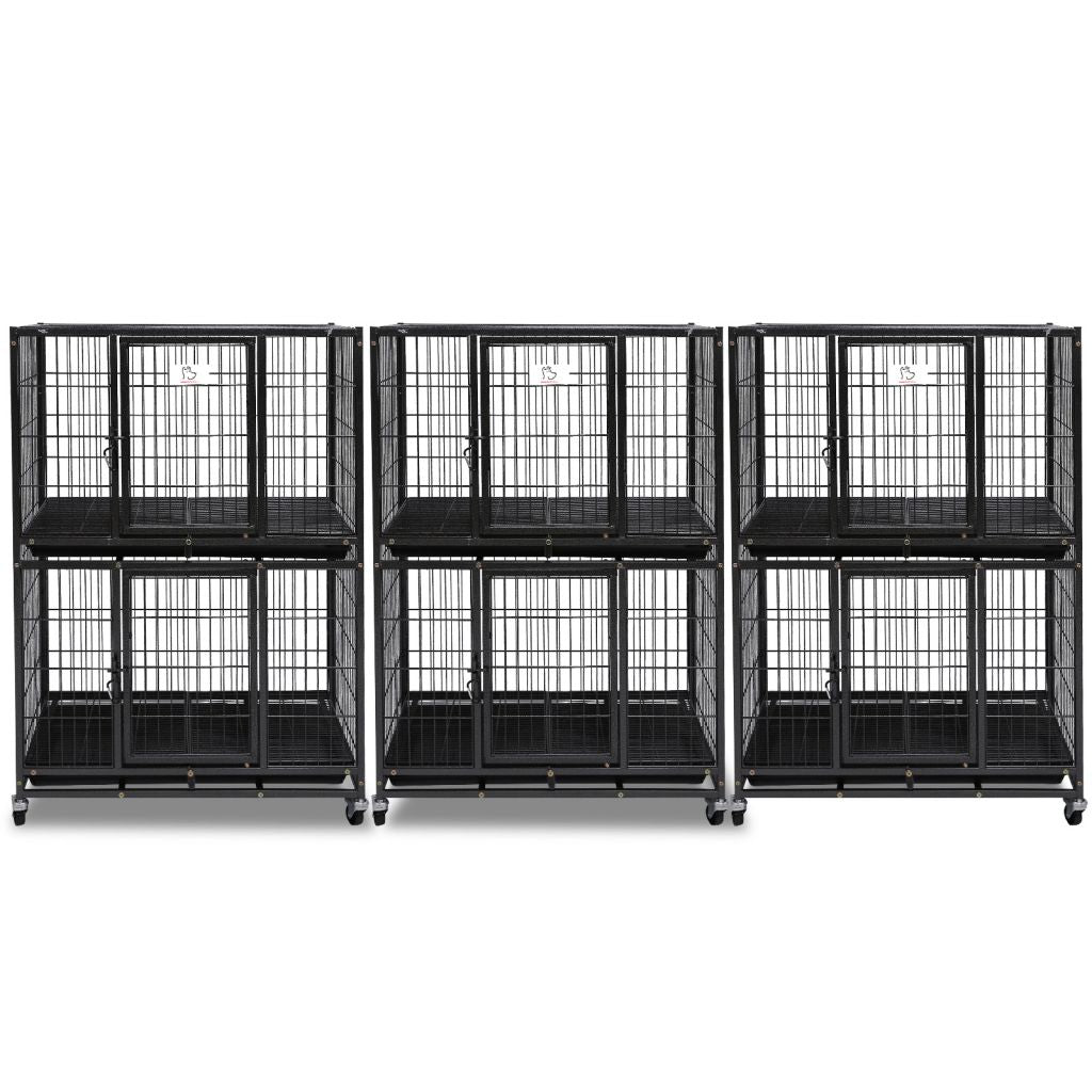31" Two-Tier Dog Crate 46A