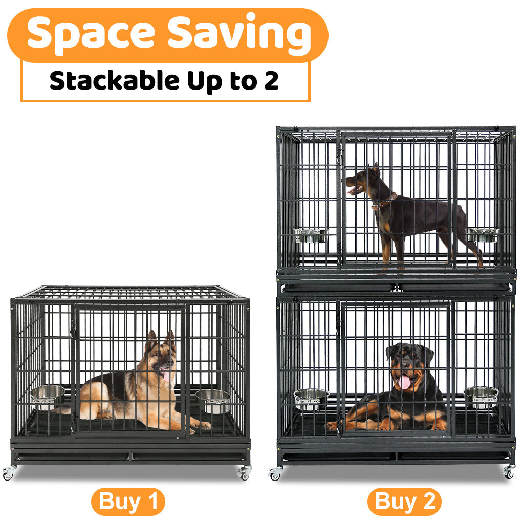 48" Heavy Duty Dog Cage for XL/XXL Dogs 481D