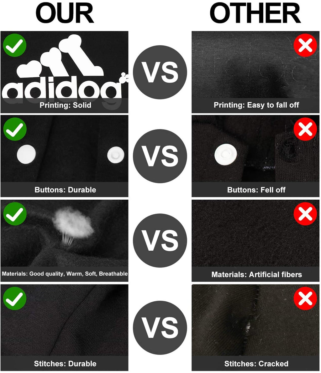 Adidog Pet Pet Four-Legged Hoodie XS-XXL